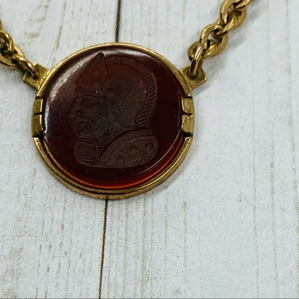 VTG Swank Etched Warrior Tie Bar‎